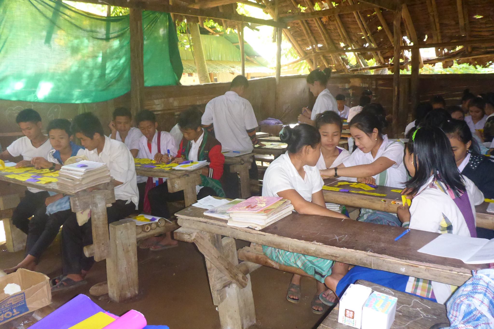 Classroom at Mae Ra Moe Refugee Camp