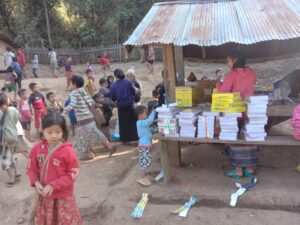 School supplies delivered in Karen State